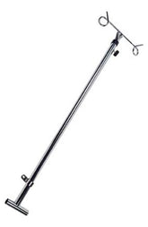 drive Telescoping IV Pole, For Use With Wheelchair, 41.5 in. L x 3 in. W x 11 in. H, Steel